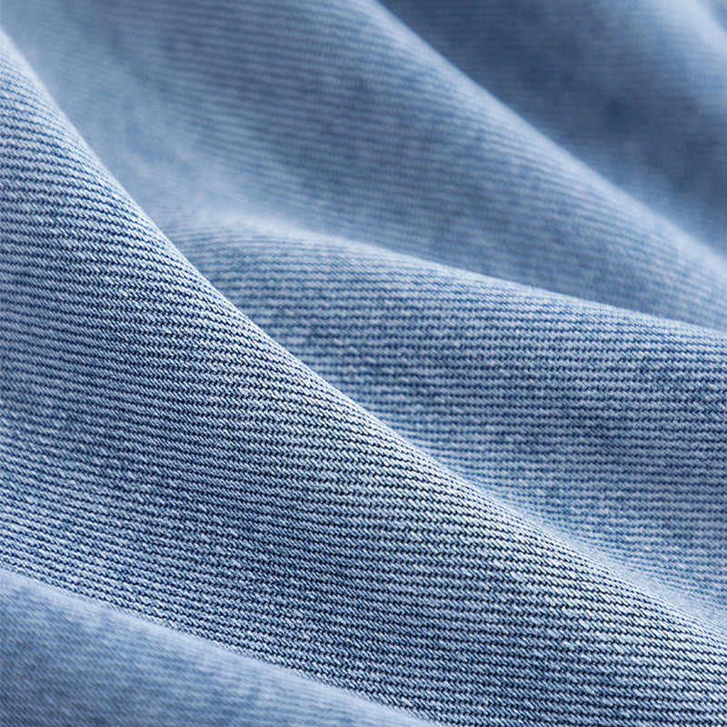 Eleganter Denim-Trenchcoat