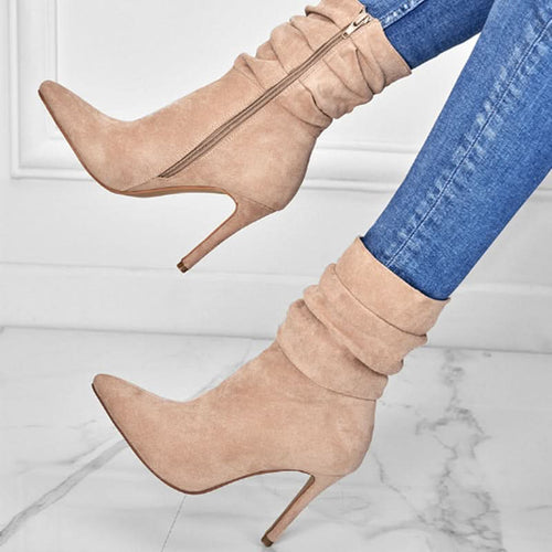Elegante Ankle Boots mit Hohem Absatz