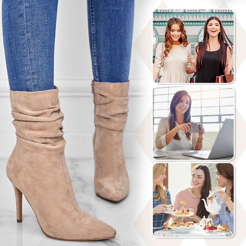 Elegante Ankle Boots mit Hohem Absatz
