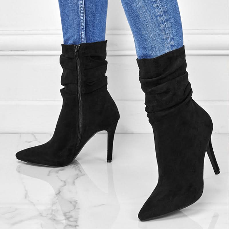 Elegante Ankle Boots mit Hohem Absatz
