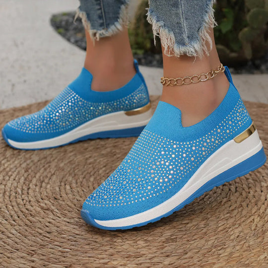 Lässige Slip-On Mesh-Sneaker für Frauen