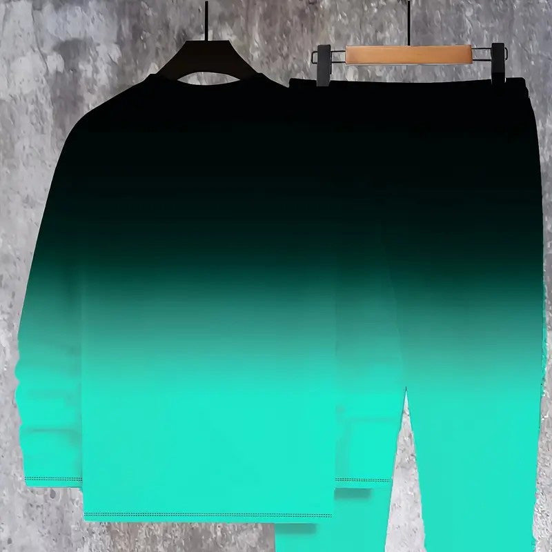 Herren Trainingsanzug Sport Set Atmungsaktiv