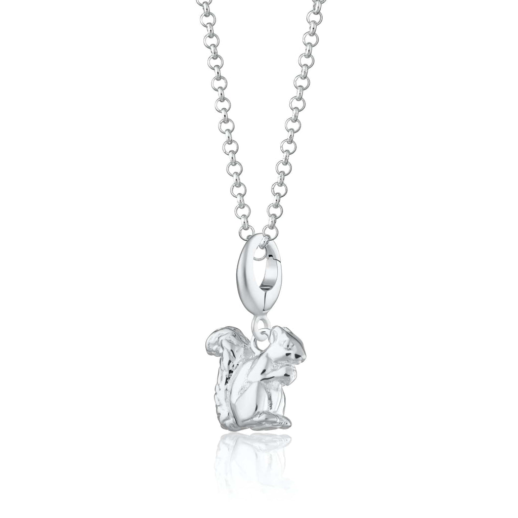 Silber Eichhörnchen Charm Halskette | Shop Nory