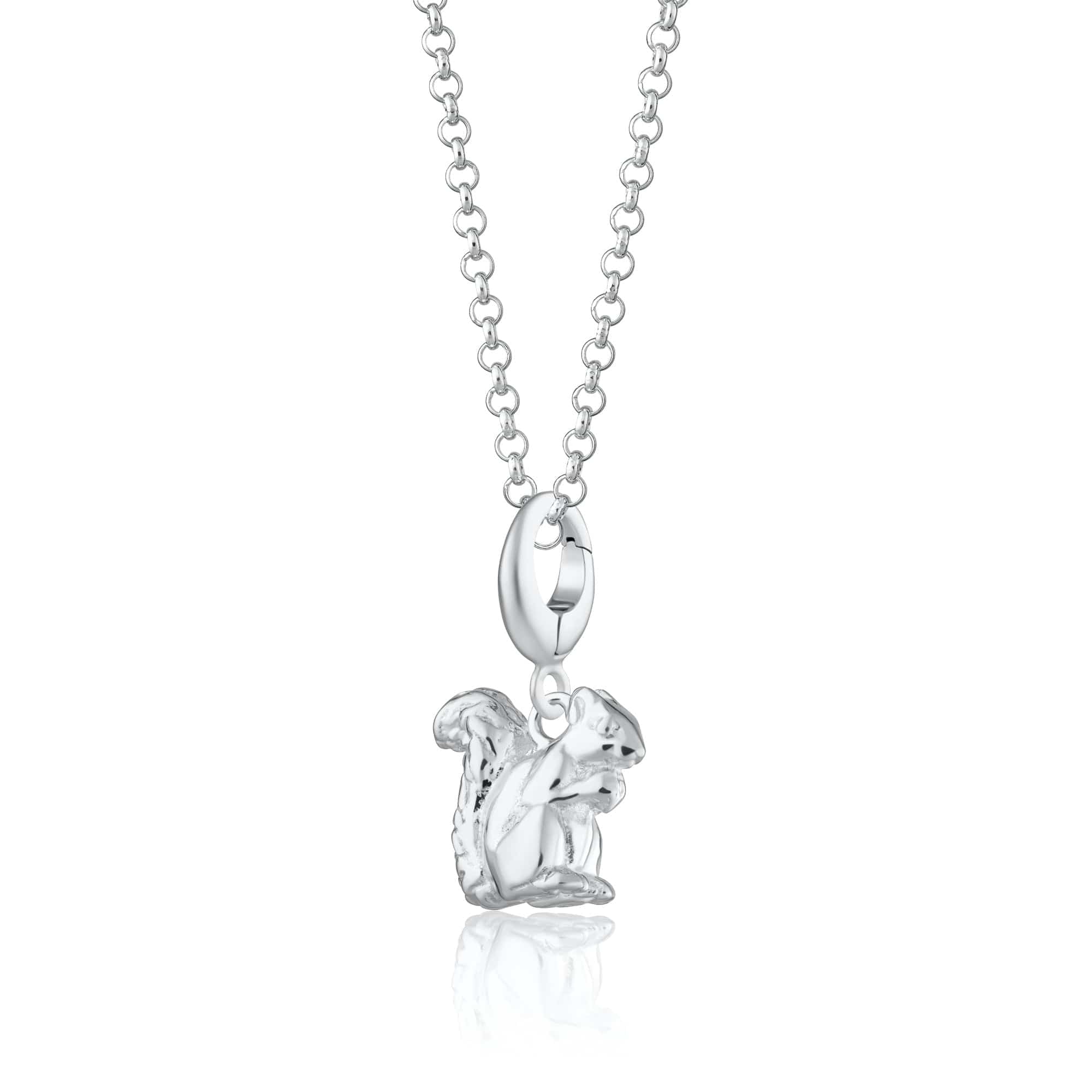 Silber Eichhörnchen Charm Halskette | Shop Nory