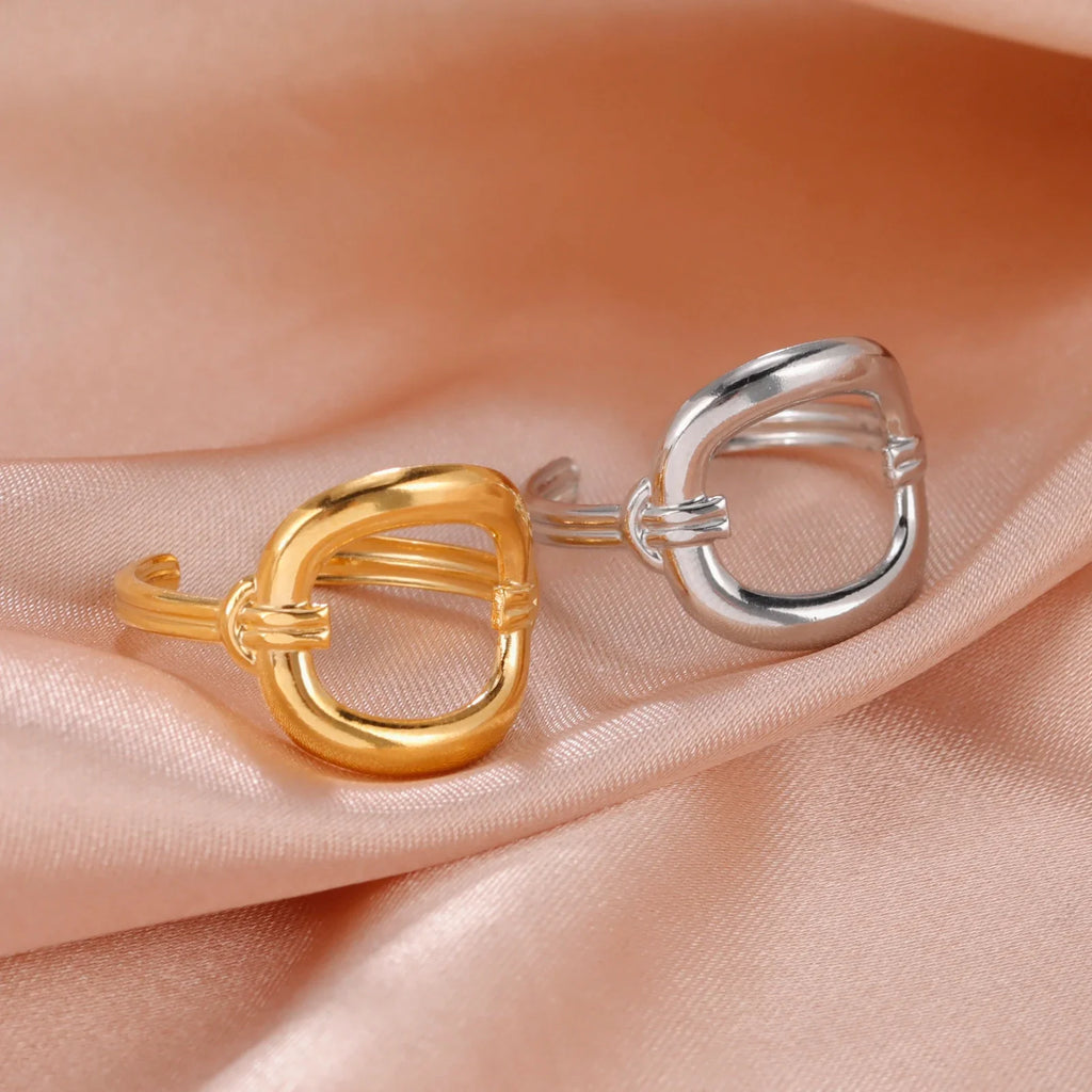 Edelstahl Minimalistischer Offener Ring | Shop Nory