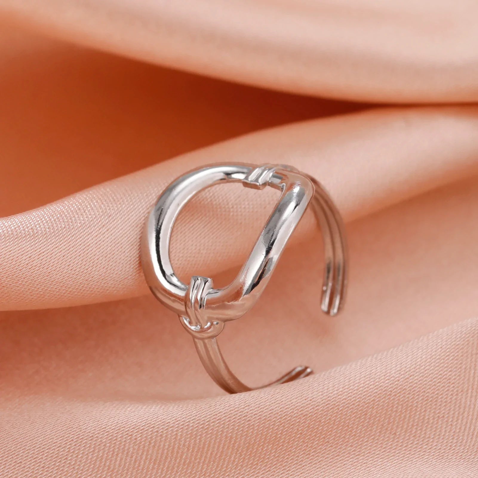 Edelstahl Minimalistischer Offener Ring | Shop Nory