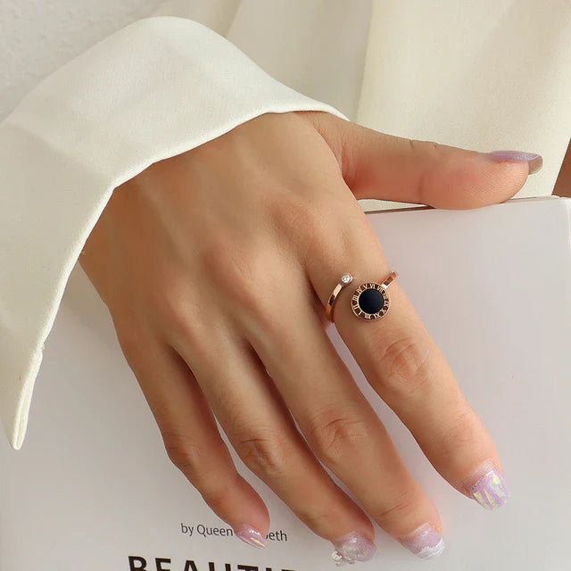 Edelstahl-Ring mit römischen Ziffern | Shop Nory