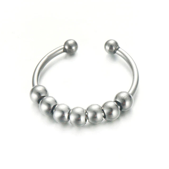 Edelstahl Rotierende Perlen Verstellbare Ringe | Shop Nory