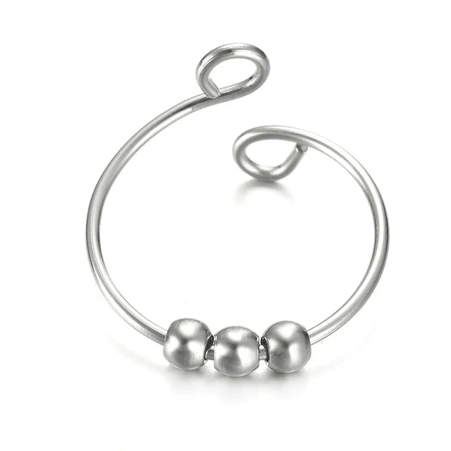 Edelstahl Rotierende Perlen Verstellbare Ringe | Shop Nory