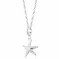 Silberner Seestern Charm Anhänger Halskette | Shop Nory