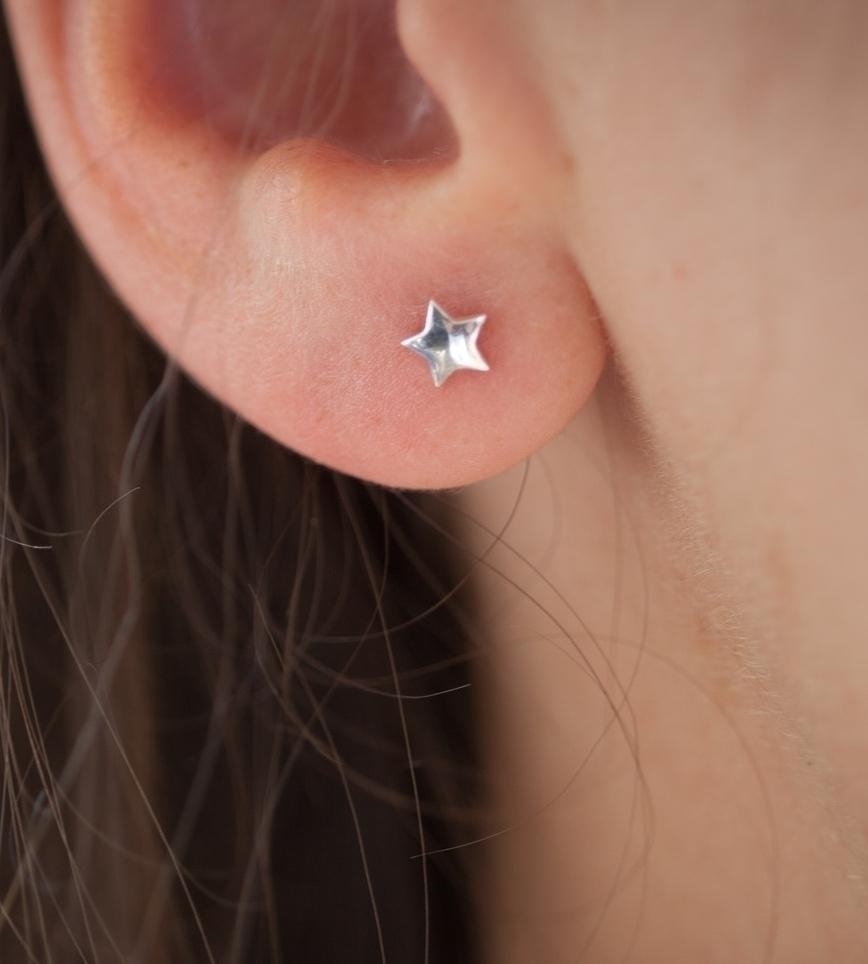 Stern-Ohrringe aus Silber - Ohrstecker Stern | Shop Nory