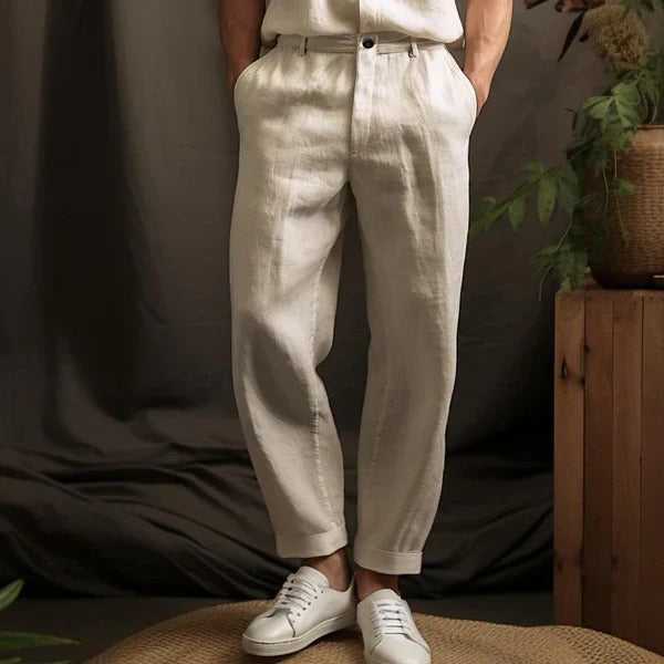 ShopNory | Leinenhose Herren Leicht und Atmungsaktiv