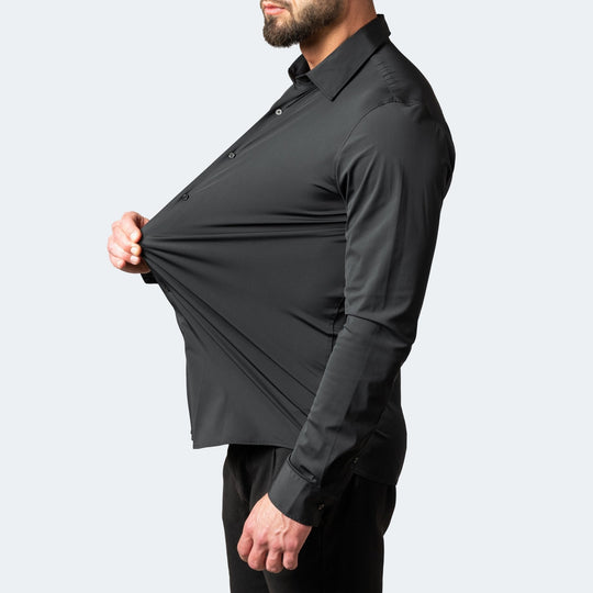 Shopnory | Komfort-Hemd Knitterfreier Stretch