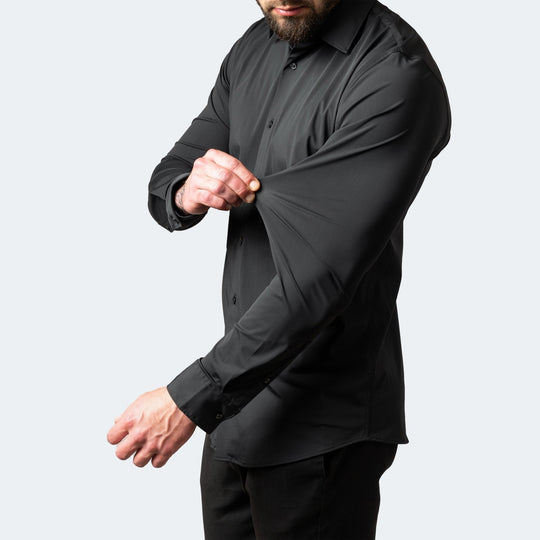 Shopnory | Komfort-Hemd Knitterfreier Stretch