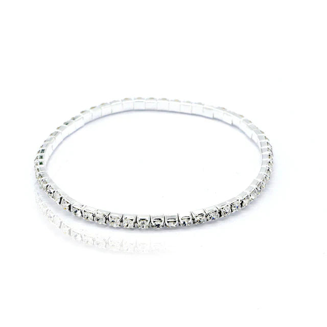 Dehnbare Reihen Strassarmband Fußkette | Shop Nory