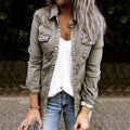 Stilvolle Damen-Jeansjacke