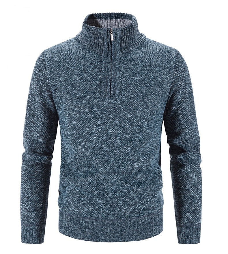 Stylischer Herren-Halbenzipp-Pullover