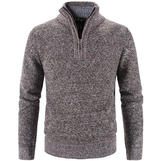 Stylischer Herren-Halbenzipp-Pullover