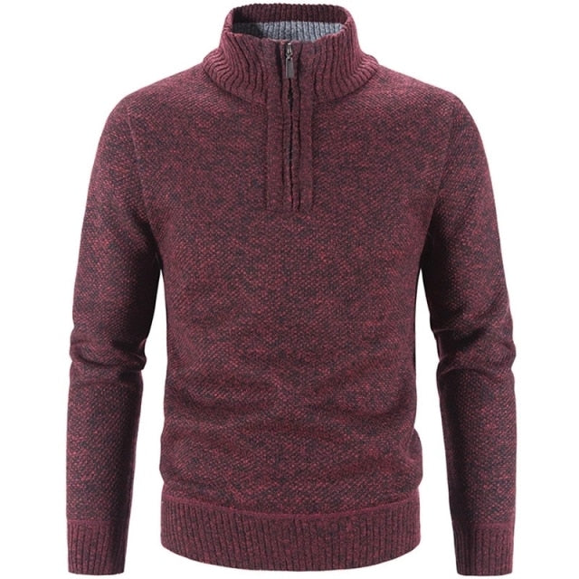 Stylischer Herren-Halbenzipp-Pullover