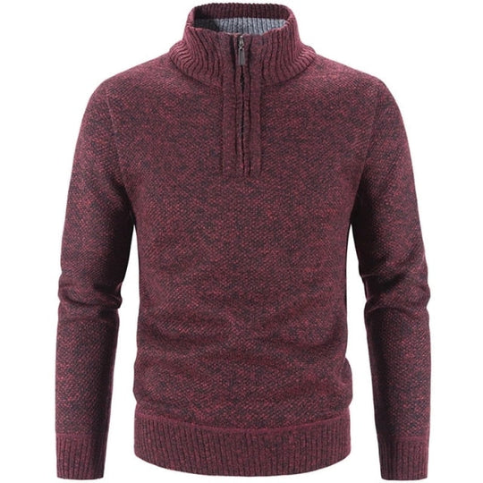 Stylischer Herren-Halbenzipp-Pullover