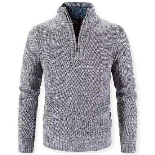 Stylischer Herren-Halbenzipp-Pullover