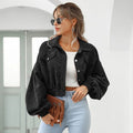 Stylische Kurze Jeansjacke