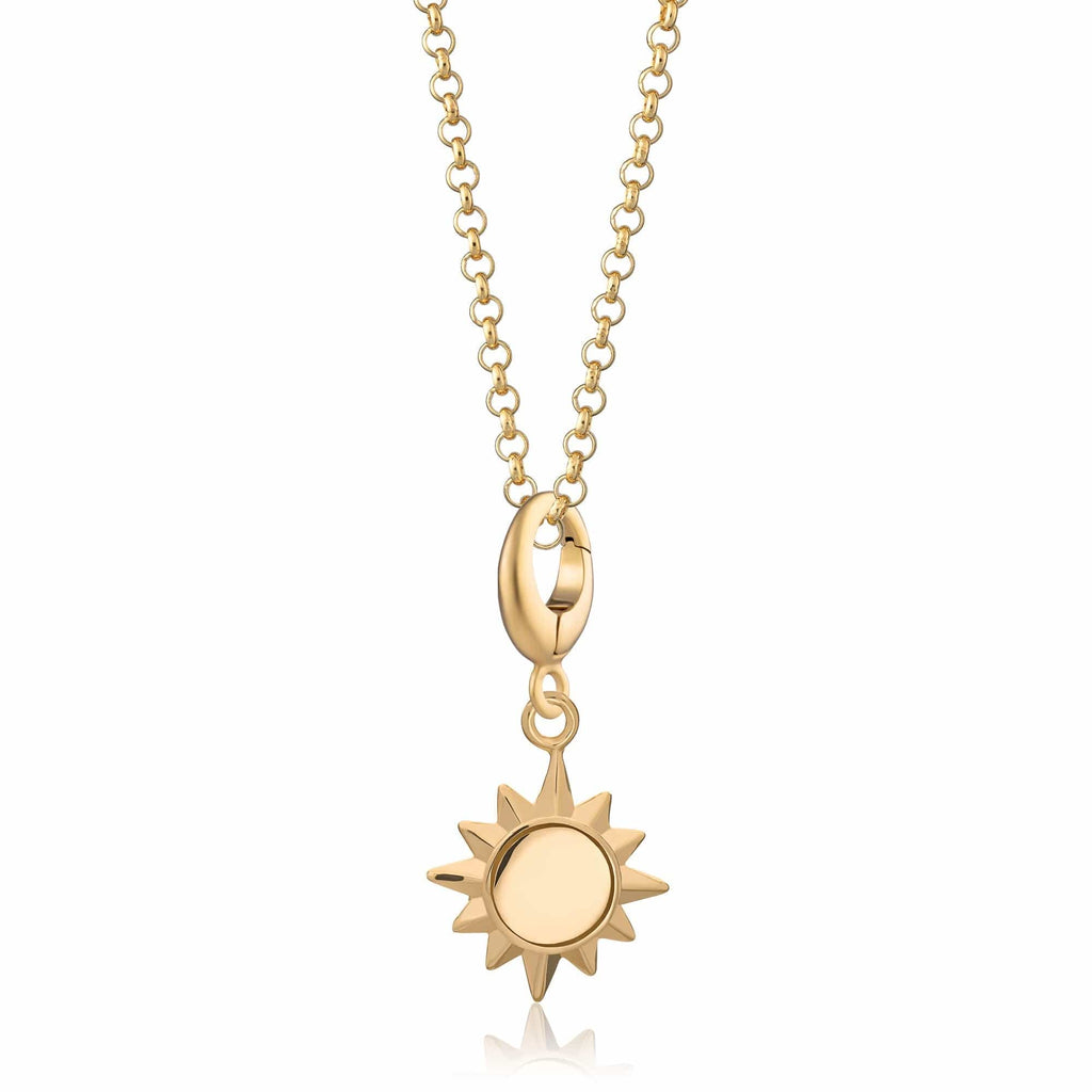 Gold Sunshine Charm Necklace | Shop Nory