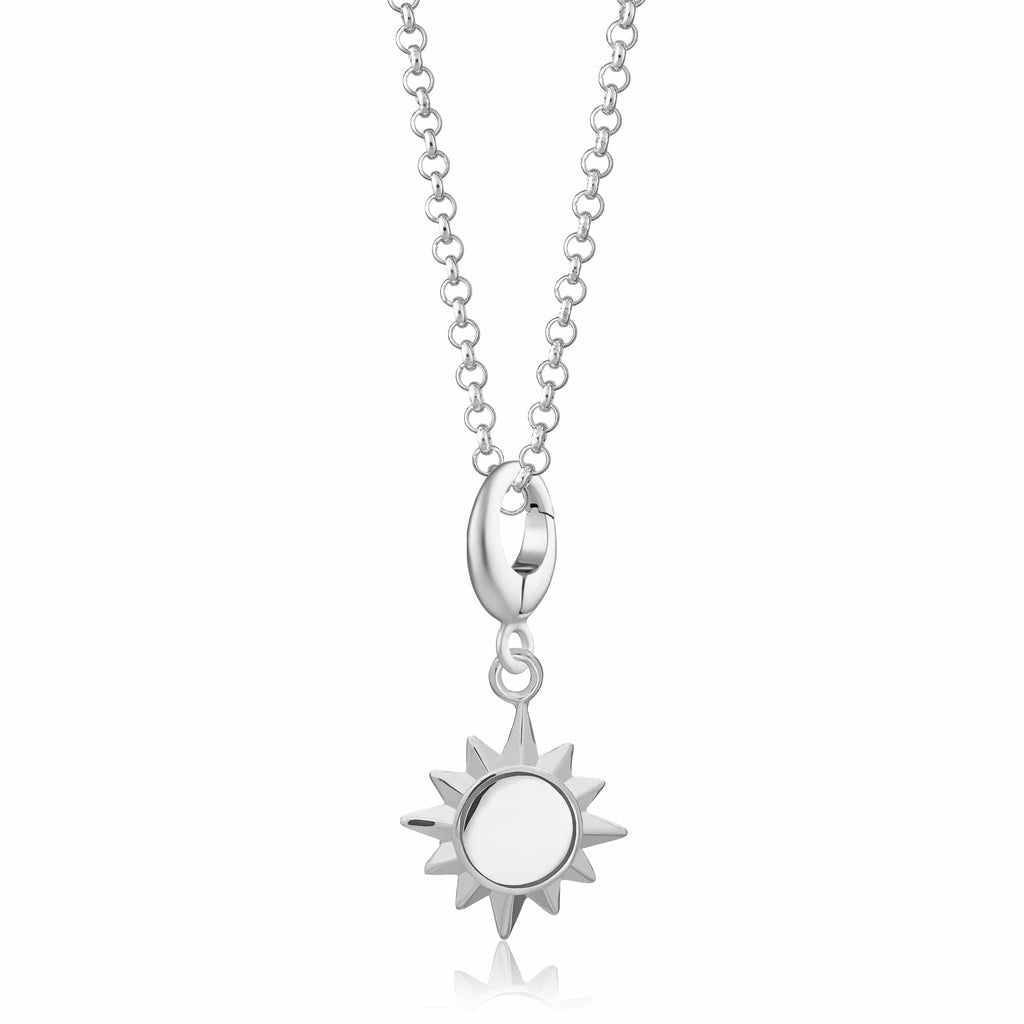 Silber Sunshine Charm Halskette | Shop Nory