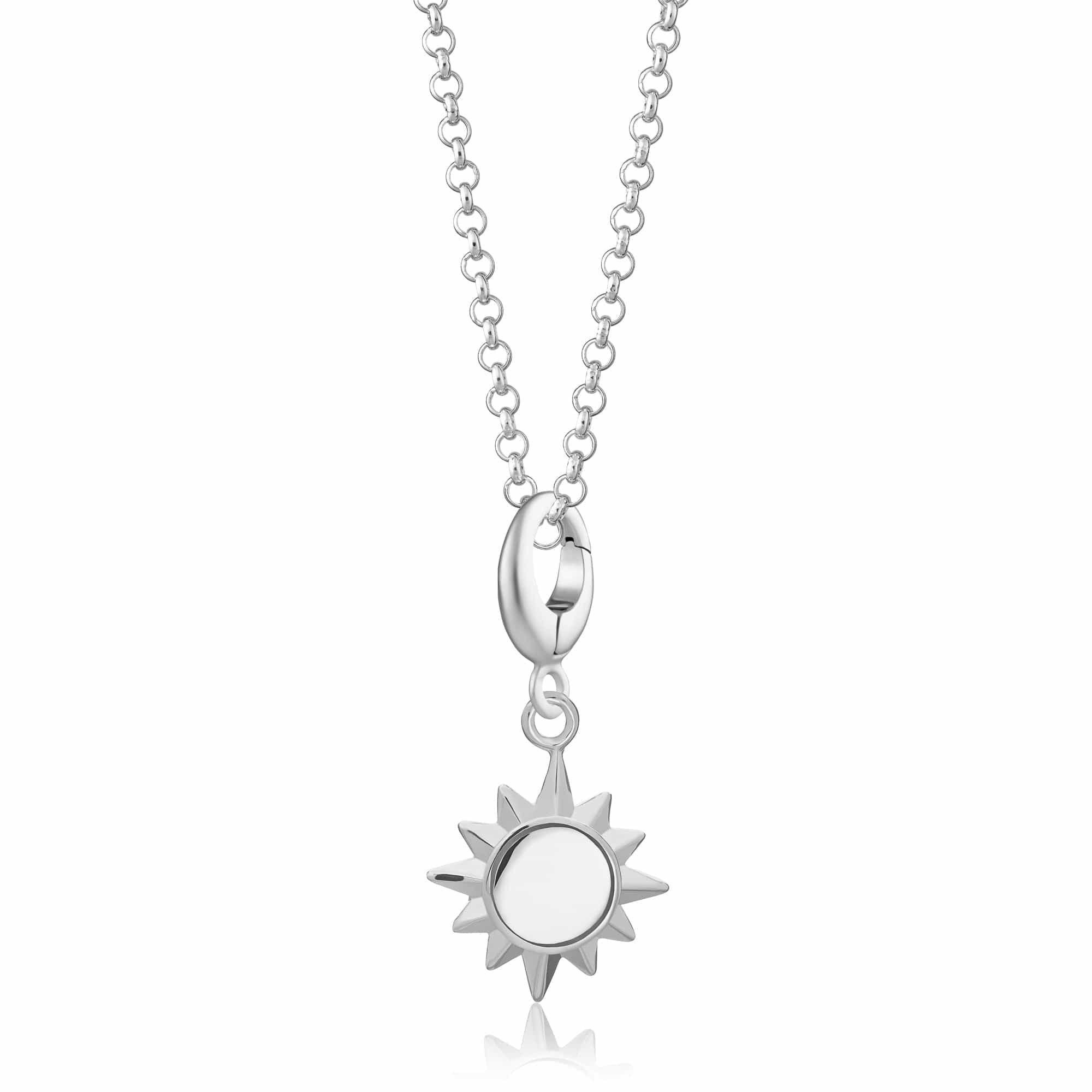 Silber Sunshine Charm Halskette | Shop Nory