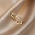 Süße herzförmige Opal-Zirkon Offene Ringe | Shop Nory