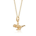 Gold T-Rex Dinosaur Charm Halskette | Shop Nory