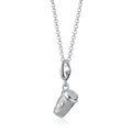 Silber To-Go-Kaffeetassen-Anhänger-Halskette | Shop Nory