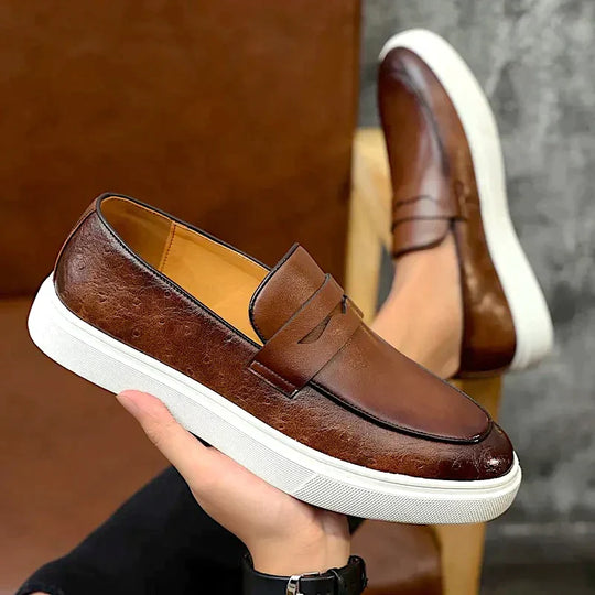 Lässiger, Flacher Herren-Loafer