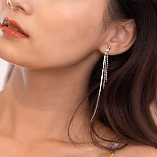 Temperament Quaste Lange Drop Ohr-Cuff | Shop Nory