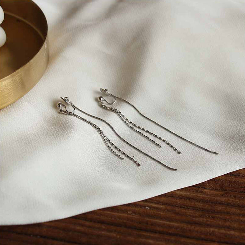 Temperament Quaste Lange Drop Ohr-Cuff | Shop Nory