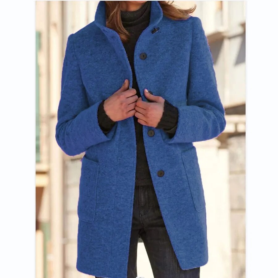 Wintermantel aus Wolle