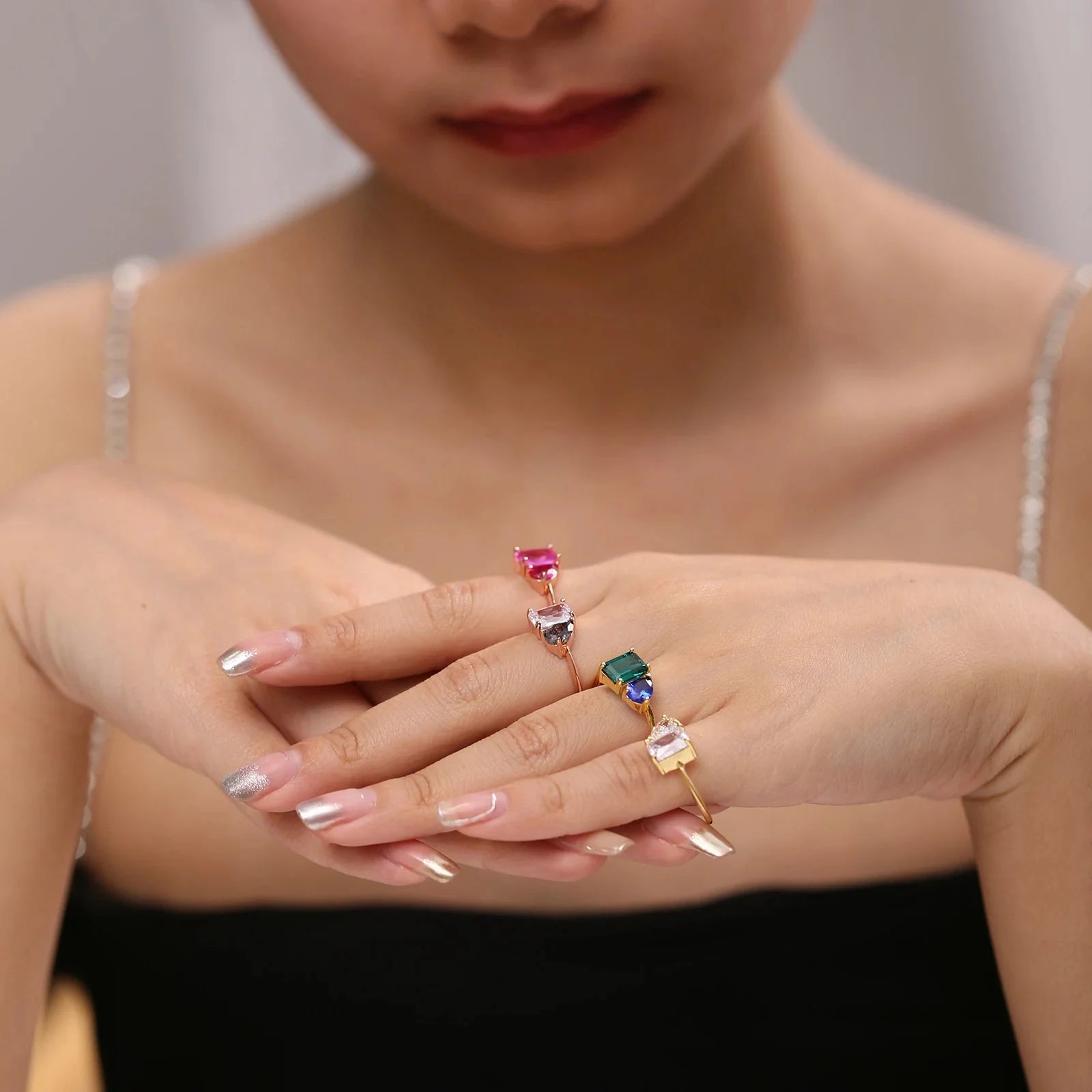 Du und ich Ring Smaragd und Saphir | Shop Nory