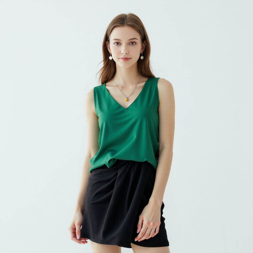 Seidig Weiches Tanktop für Damen