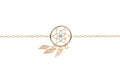 Traumfänger-Armband mit 3 Federn – 16k vergoldet – Mystik und Eleganz vereint | Shop Nory
