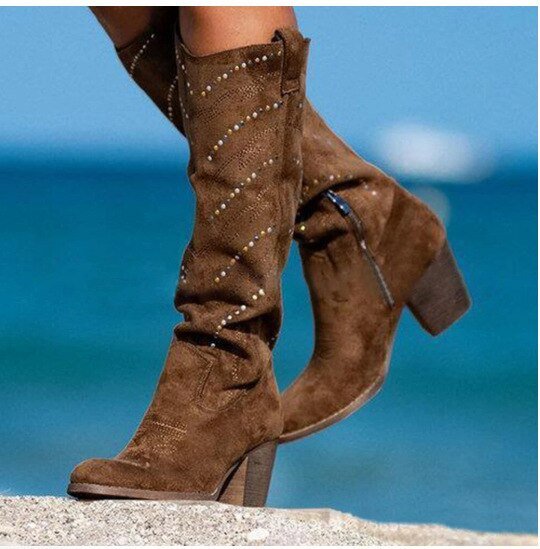 Elegante Kniehohe Schicke Stiefel