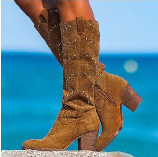 Elegante Kniehohe Schicke Stiefel