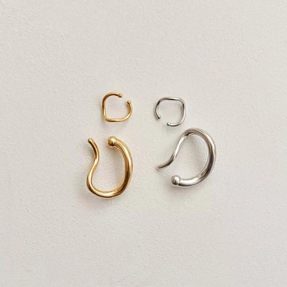 Trendige Geometrische Irreguläre Ohr Cuff | Shop Nory