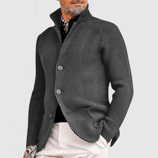 Trendy Strickweste für Männer mit Taschen