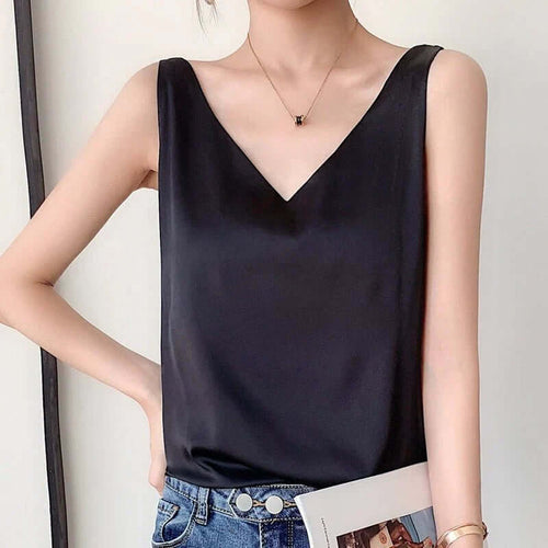 Seidig Weiches Tanktop für Frauen