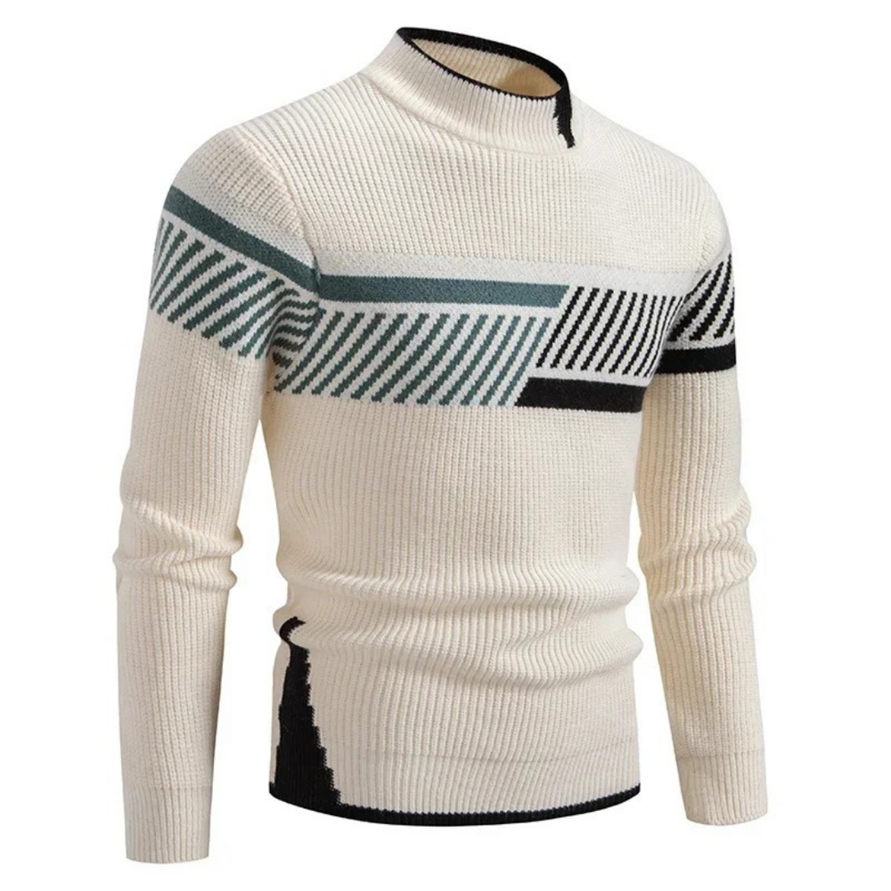 Stilvoll Geometrisches Pullover für Männer