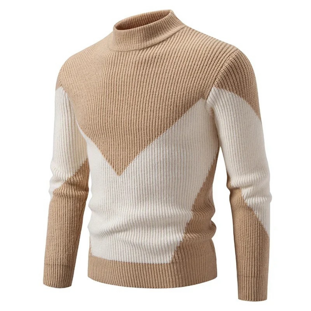 Stilvoll Geometrisches Pullover für Männer