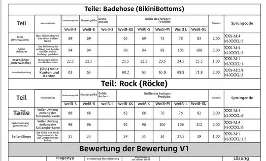 Split Badeanzug Hüftrock