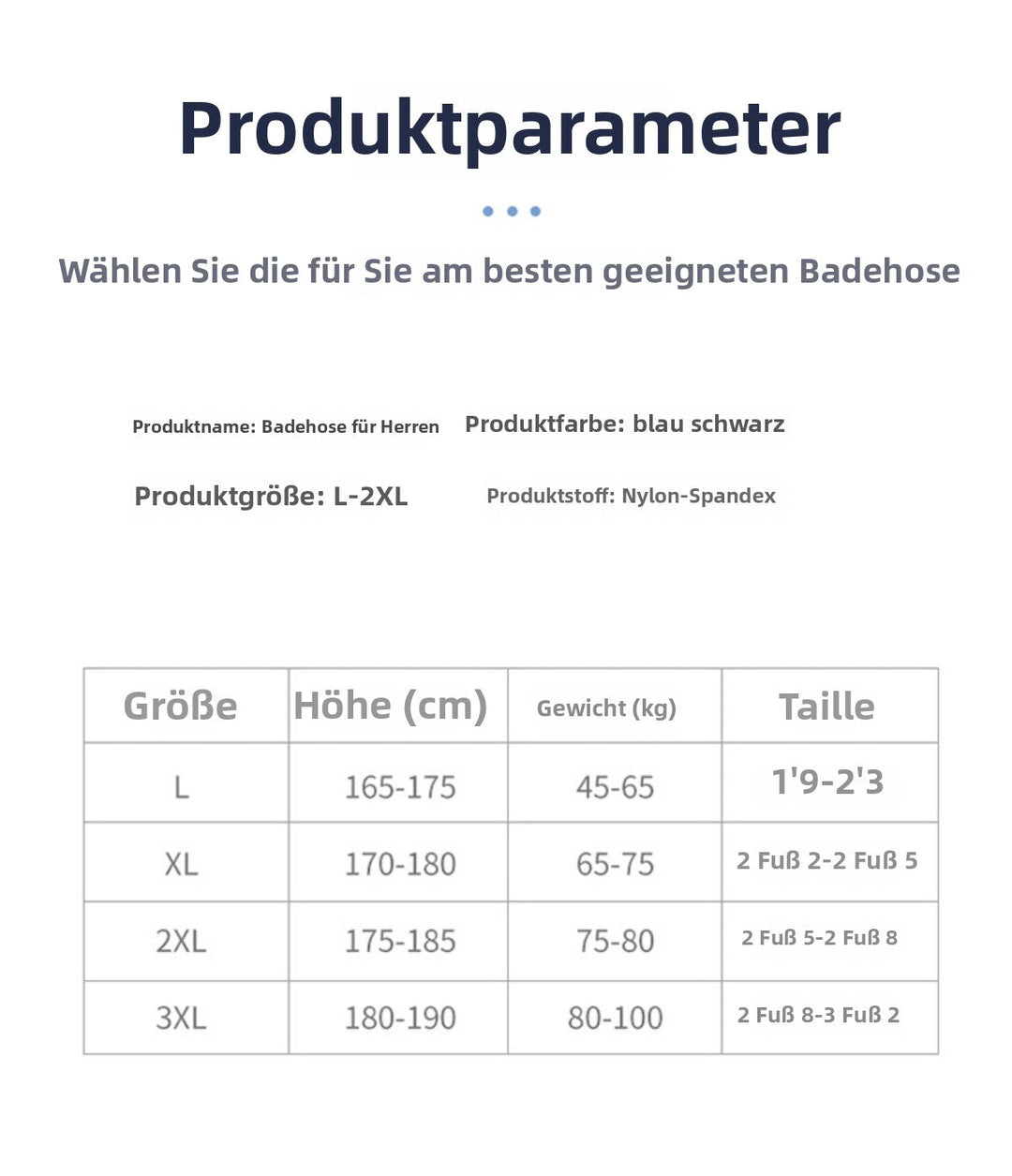 Shopnory | Schnell trocknende Badehose in großen Größen