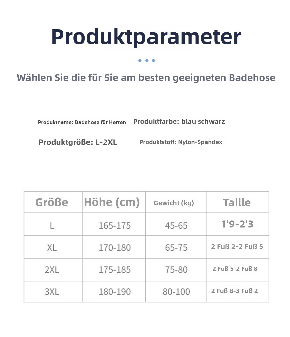 Shopnory | Schnell trocknende Badehose in großen Größen