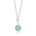 Silber Türkis Auge Harz Capture Charm Halskette | Shop Nory